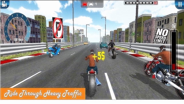 Highway Moto Racer: Crazy Traffic Ride(圖3)-速報App