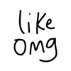 Like omg sticker, funny text stickers for iMessage