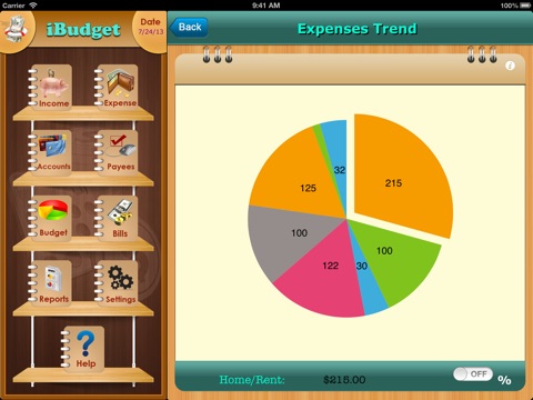 iXpense Tracker for iPad screenshot 3