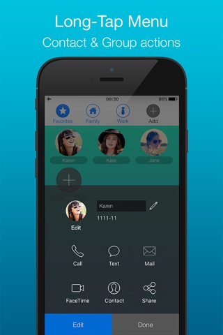GoDial - Speed Dial/Call, Group Text, Group Email screenshot 3