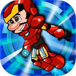 Mr Iron Jet  fast runner man hero
