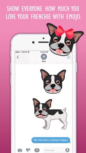 FrenchieMoji: French Bulldog Emojis(圖4)-速報App