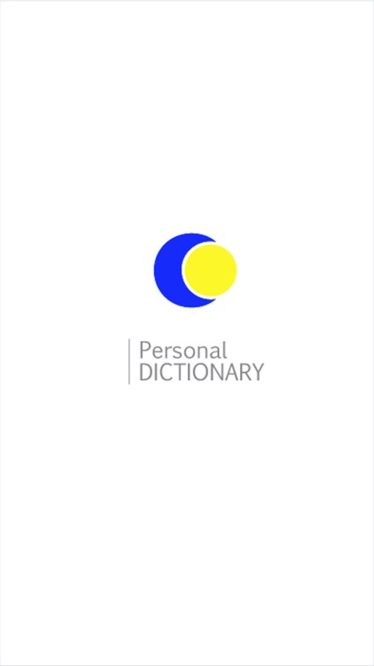 Personal Dictionairy