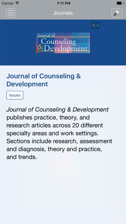 Journal of Counseling & Development