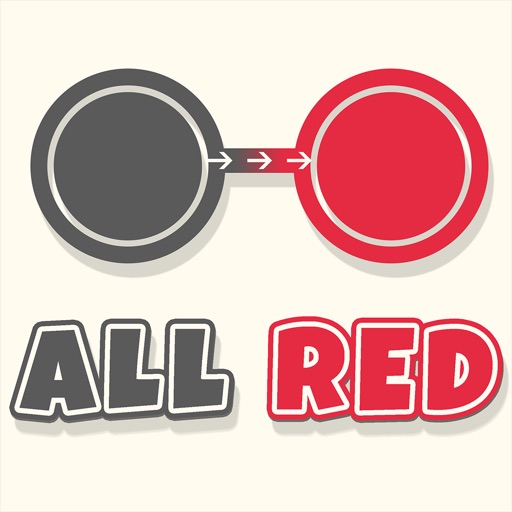 All Red Plus Icon