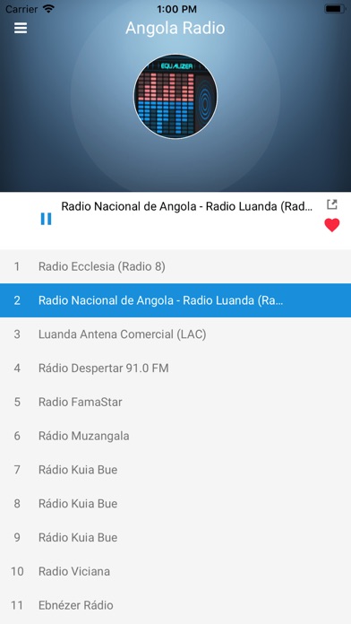Angola Radio (Rádio angolana) screenshot 4