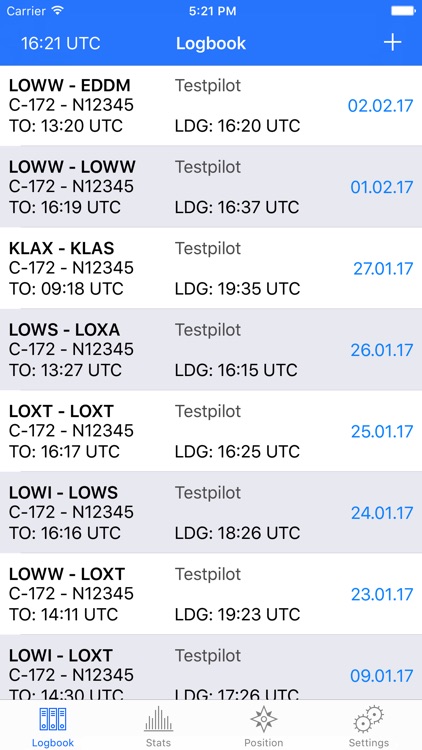 SkyPilot 2 - Logbook for Pilots