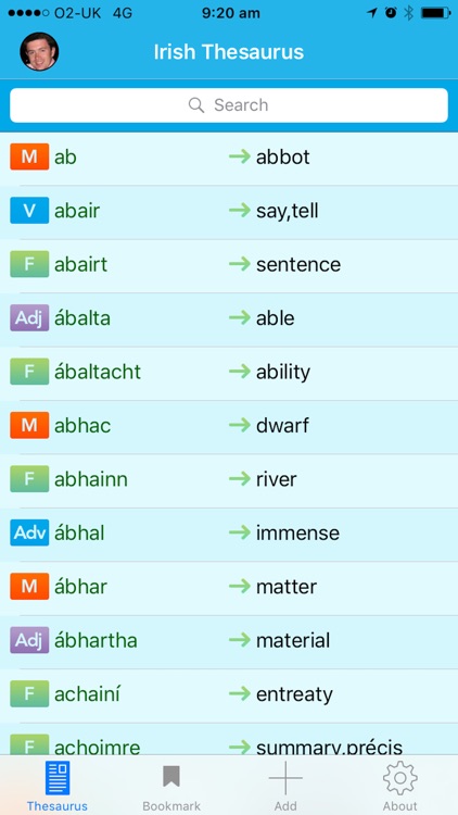 Irish Thesaurus