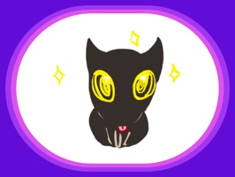 Midnight the Cat Stickers for iMessage