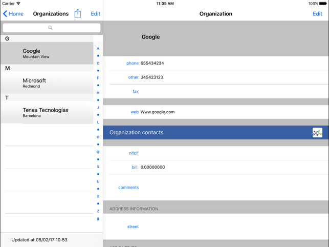 Tenea app for Vtiger CRM (iPad edition)(圖3)-速報App