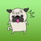 Snoopy The Cute PUG Stickers