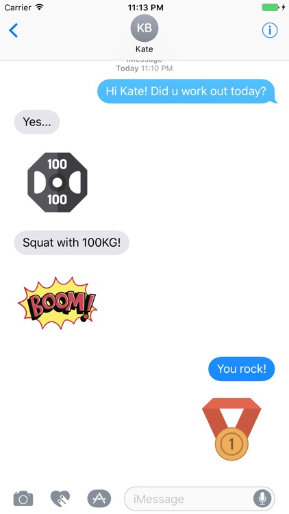 Body Building Fitness & Gym Stickers screenshot-3