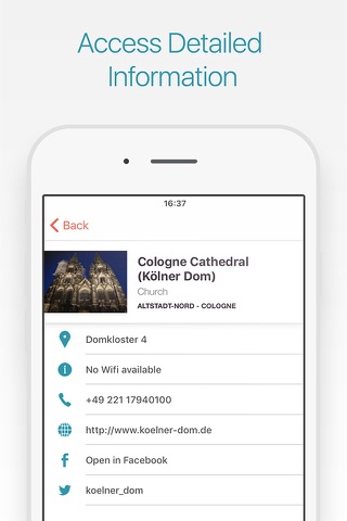 Cologne Travel Guide and Offline City Map screenshot 2