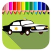 Coloring Page Police Cars For Kids And Preschool