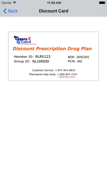 NuLegacy Discount Prescription Drug Plan screenshot-4