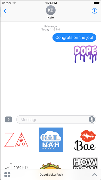 How to cancel & delete Dope Sticker Pack from iphone & ipad 4