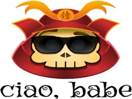 Cute Samurai Skull stickers for iMessage