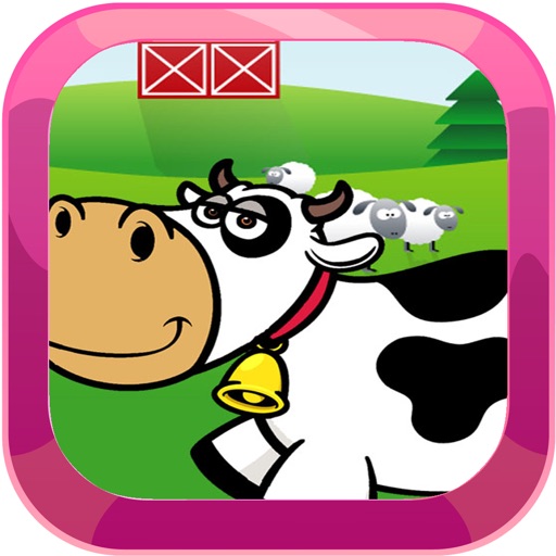 Cartoon Games And Jigsaw Puzzle Cow Version Icon