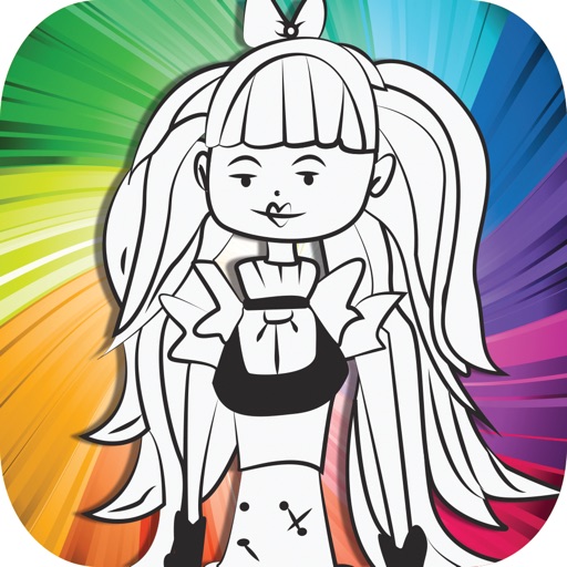 Coloring Book Game Kids For Ever After High Editio iOS App