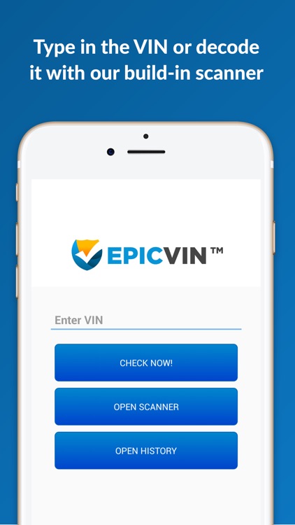 Epicvin VIN decoder & history reports