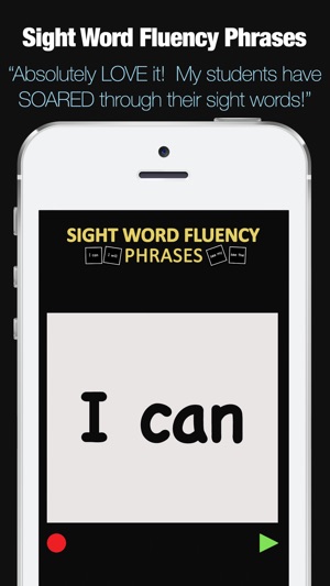 Sight Word Fluency Phrases