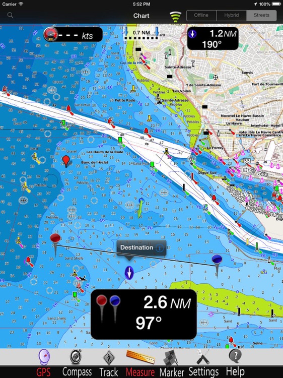 Upper Normandy GPS Charts Pro