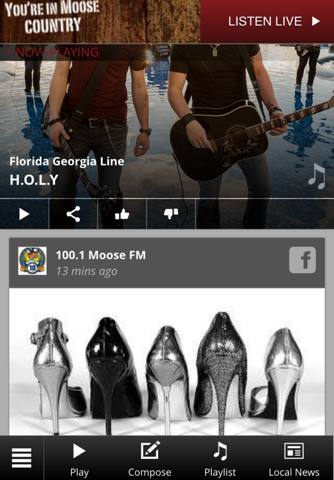 100.1 Moose FM screenshot 3