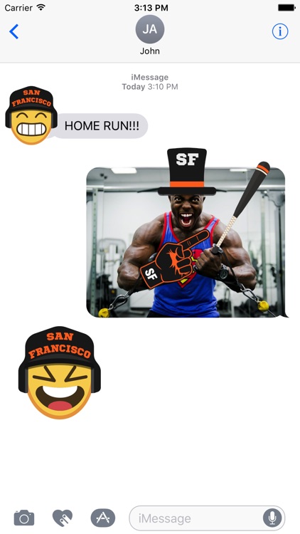San Francisco Baseball Stickers & Emojis