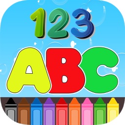 ABC 123 Coloring Book
