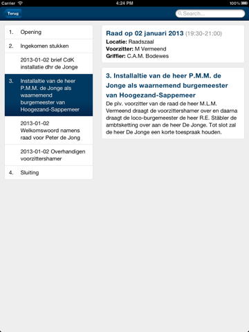 Vergaderingen - náhled
