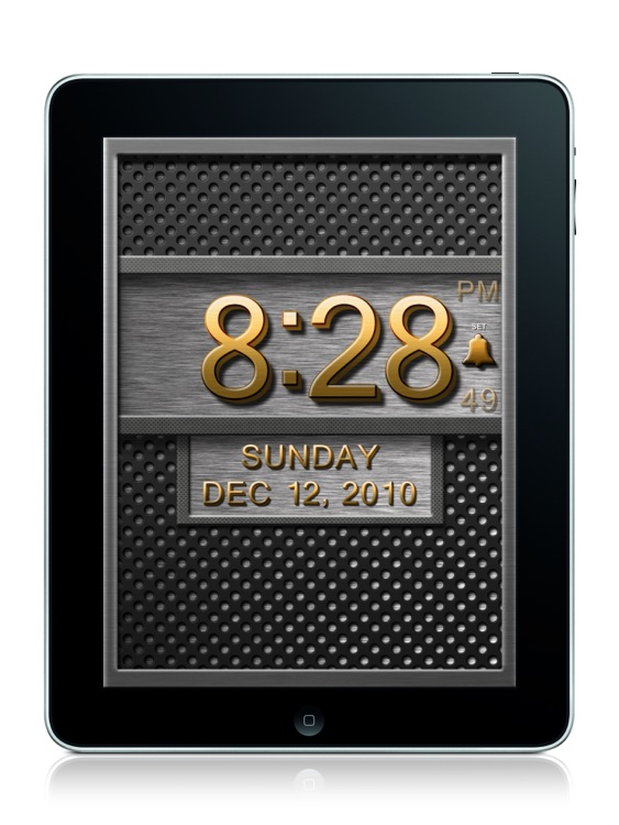 Clock 3D Metal Lite screenshot-3