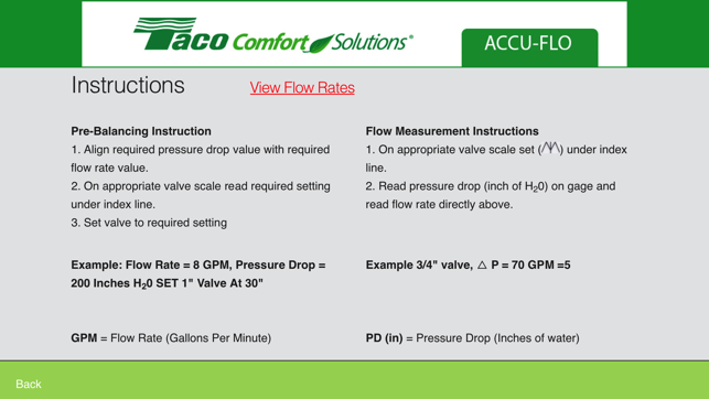 Taco Accu-Flo Slide Rule(圖3)-速報App