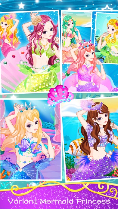 How to cancel & delete Romantic mermaid -  Makeover girly games from iphone & ipad 3