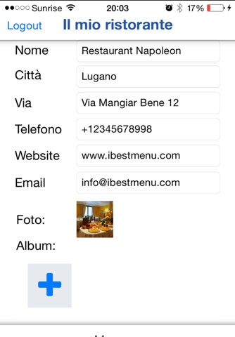 Manager iBestMenu screenshot 2