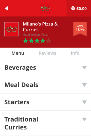 Milanos Pizza screenshot 3