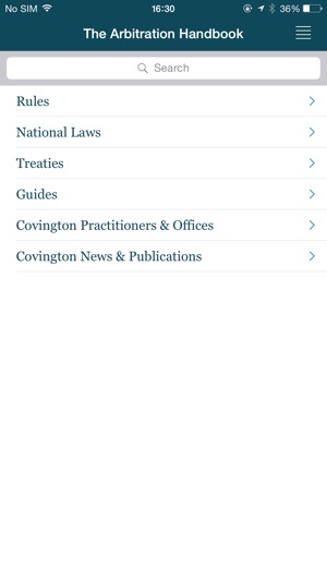 Covington Arbitration Handbook(圖2)-速報App