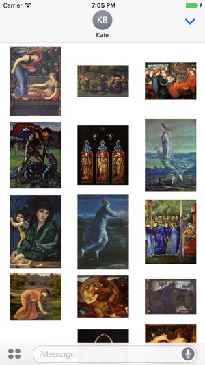 Edward Burne Jones Artworks Stickers(圖2)-速報App