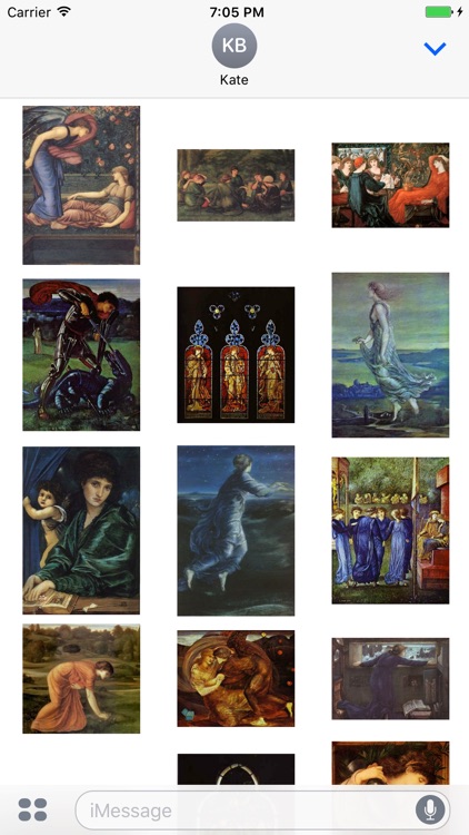 Edward Burne Jones Artworks Stickers