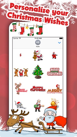 Christmas Animations for iMessage(圖3)-速報App