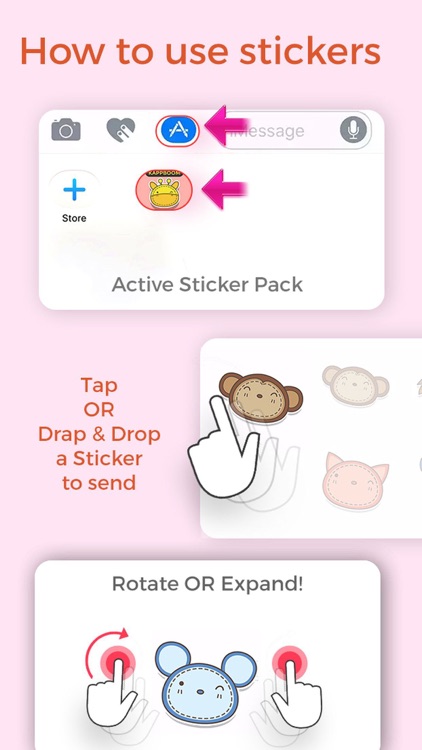 Cute Animal Emoji Stickers