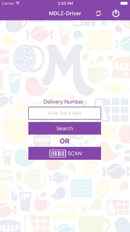 Mondelez - Driver App
