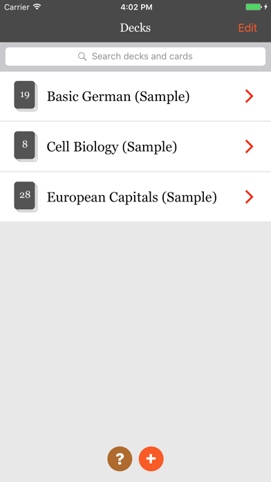 Screenshot #1 pour Memorize It! – Flash Cards
