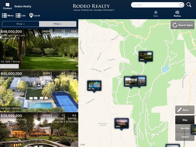 Rodeo Realty for iPad(圖2)-速報App