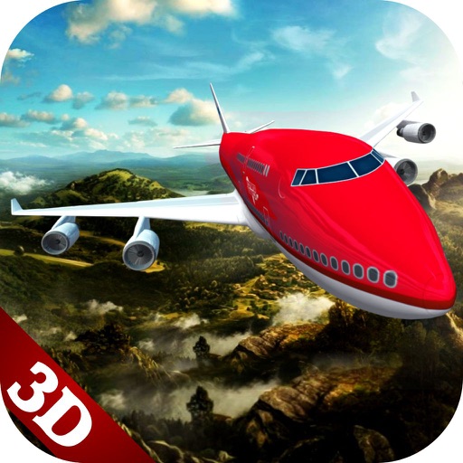 Flight master; Plane simulator 3D icon