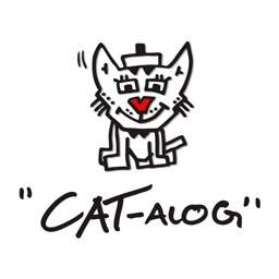 Cat-alog by Herman - Funny Pop Art Stickers