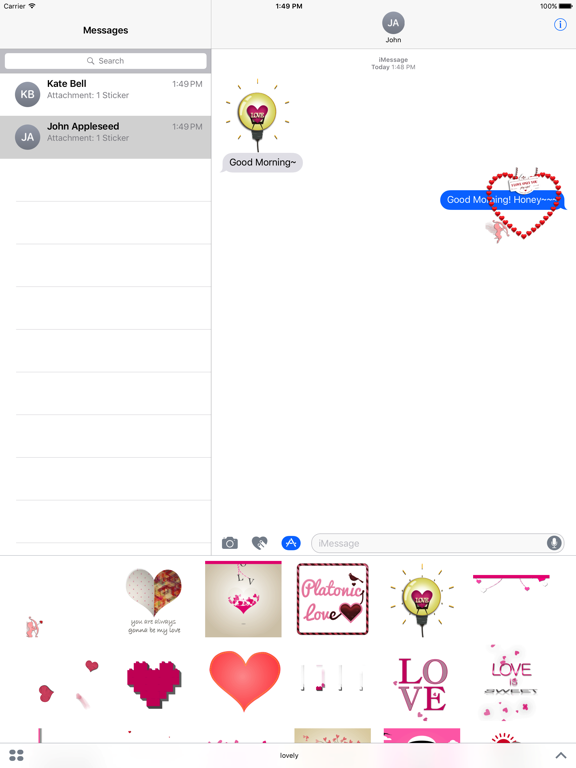 Lovely Animated Stickers screenshot 6