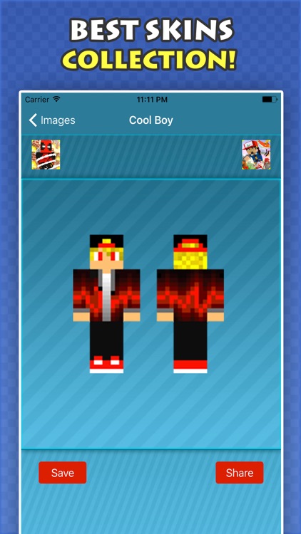 New COOL BOY SKINS FREE For Minecraft PE & PC screenshot-4