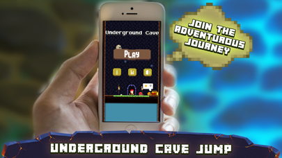 Screenshot #2 pour Underground Cave - Sauter pour échapper en pixel q