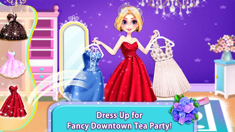 BFF Dressup Tea Party! Fashion Makeup Girl Games