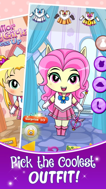 Magic Sailor Pony Girls & Friends Dress Up